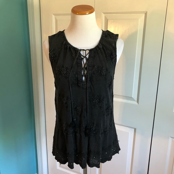 Lucky Brand Tops - Lucky Brand Lace Up Tank